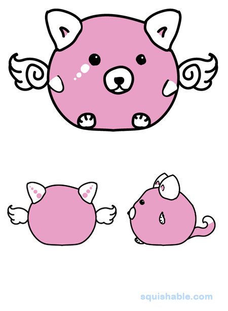 Squishable Pink Sky Cat
