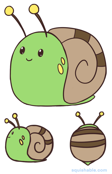 Squishable Green Snail
