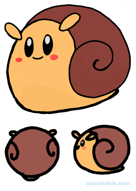 Squishable Cute Snail