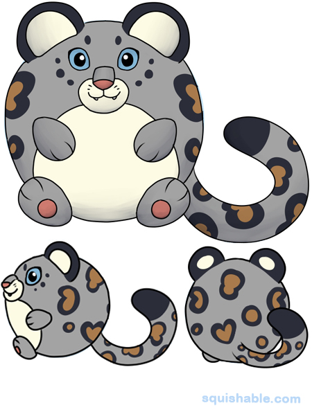 Squishable Snow Leopard