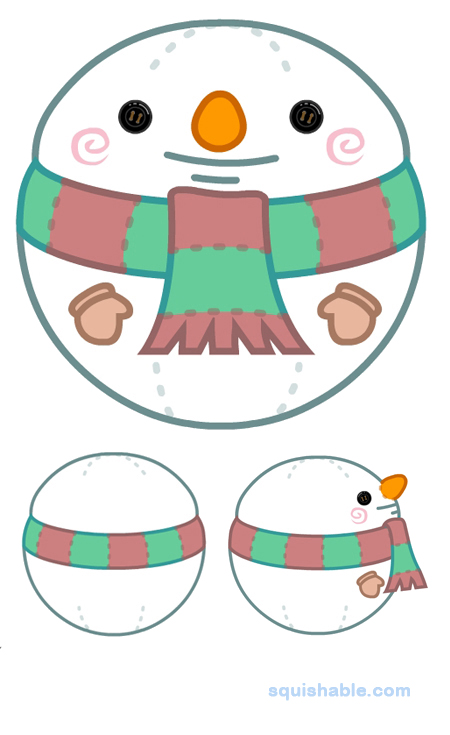 Squishable Snowman