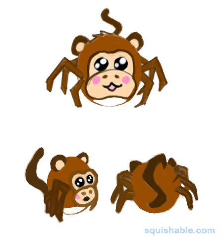 Squishable Baby Spider Monkey