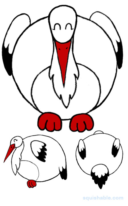 Squishable Stork