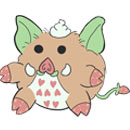 Squishable Strawberry-Cake Boar
