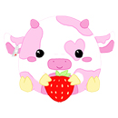 Squishable Strawberry Cow