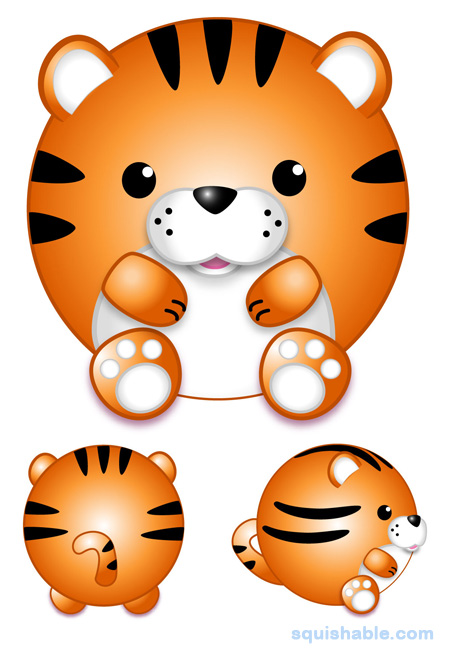 Squishable Orange Tiger