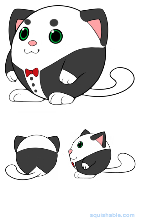 Squishable Tuxedo Cat