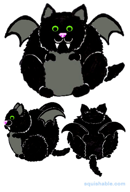 Squishable Vampire Bat Cat