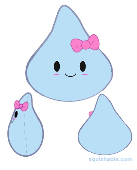 Squishable Water Droplet