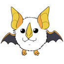Squishable White Honduran Bat