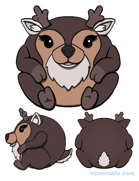 Squishable White Tailed Deer