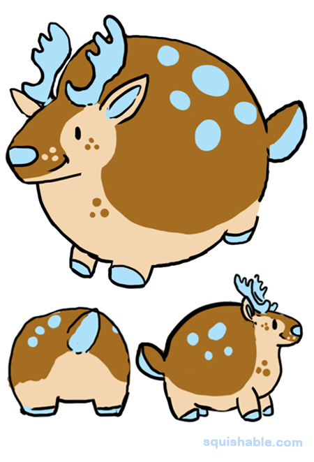 Squishable Wintry Deer