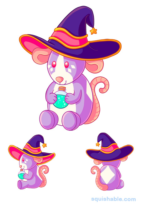 Squishable Witchy Rat