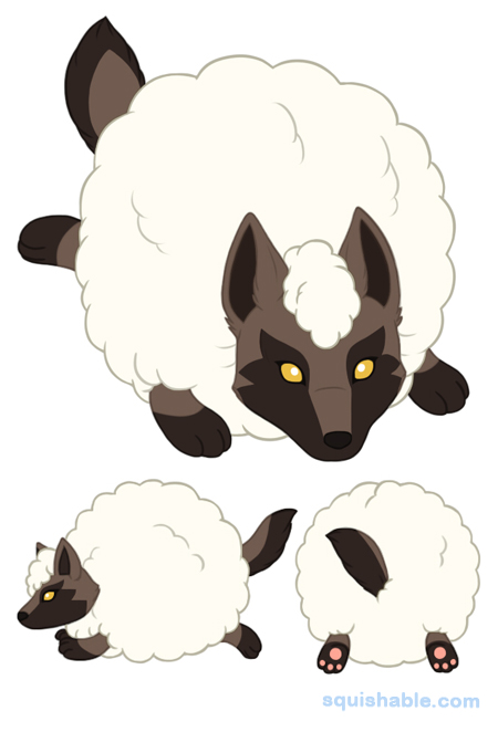 Squishable Wolf in Sheep's Clothing