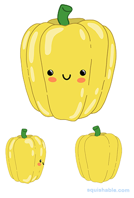Squishable Yellow Bell Pepper