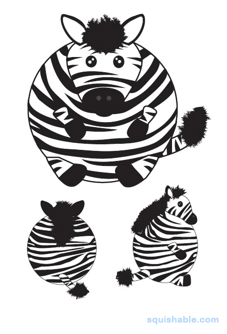 Squishable Zebra