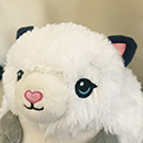 Squishable Snow Leopard, first prototype