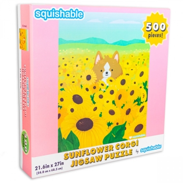 Sunflower Corgi Jigsaw Puzzle
