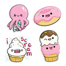 Pink Sweeties Assortment Heavy-Duty Stickers thumbnail