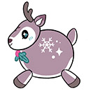 Mini Squishable Winter Deer