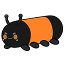 Mini Squishable Woolly Caterpillar thumbnail